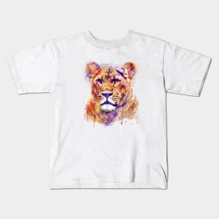 Lioness Head Kids T-Shirt